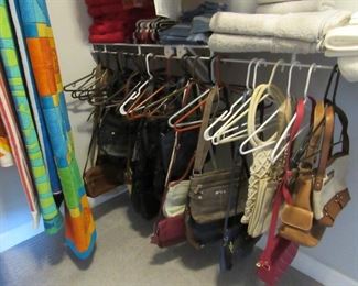 Lots of purses - many vintage