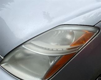 detail - the headlights are a bit foggy