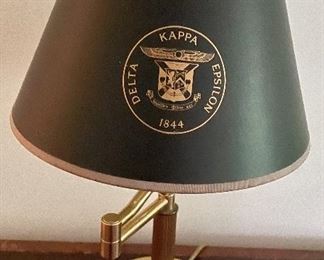 Delta Kappa Epsilon Brass Lamp