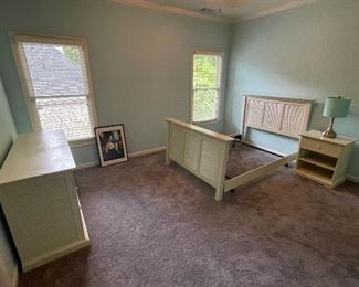 Pottery Barn Bed frame, night stand and dresser (each sold seperately)