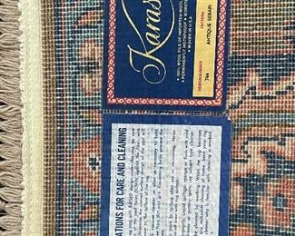 Karastan design number 744 area rug
