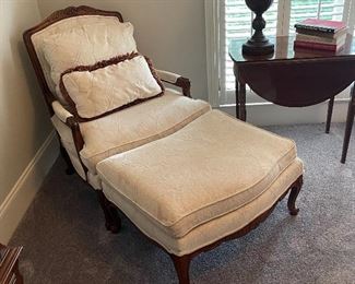 THOMASVILLE chair and ottoman