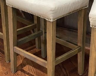 Four Hands Sean Bar Stool in Canvas Desert (17.75" x 15" x 30.25") -- NOTE: We have Qty of 7, each priced separately.
