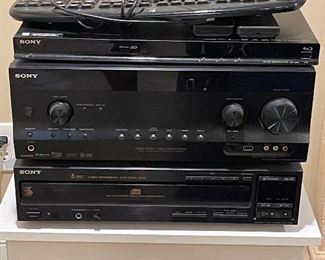 Electronics ... DVD, Amplifier and CD Player