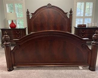 Thomasville Mahogany Flame bed frame