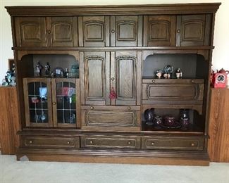 Front view of wall unit. 