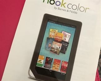 Nook Color Reader with pink case