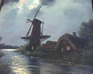 Subject is the Dutch Windmill 