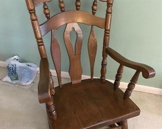 Vintage large rocking chair