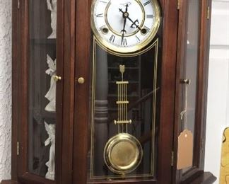 Vintage wall clock with chimes 