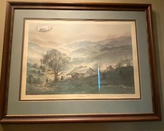 3 large Michael Sloan signed and numbered prints.