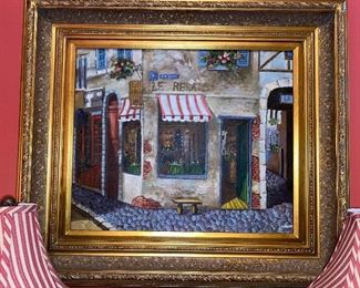 Original framed painting.