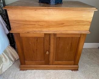 Antique pine dry sink.