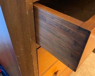 Antique 6-drawer chest, dovetailed.