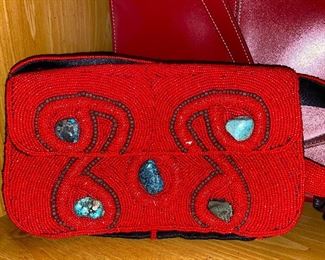 Barse beaded handbag.