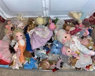 Vintage dolls—Madame Alexander, Precious Moments and more.