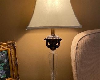 Assorted lamps throughout house, pairs and singles.