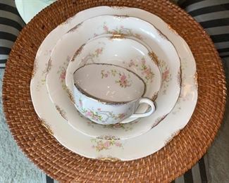 Old Abbey dinnerware
Several large sets of dinnerware—photos show only sample place settings