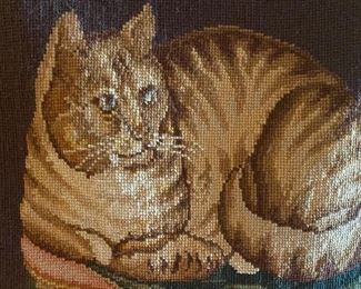 Needlepoint wall hanging