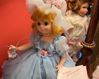 Madame Alexander dolls, no boxes.