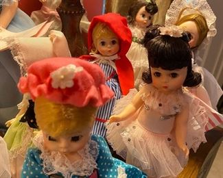 Madame Alexander dolls, no boxes.