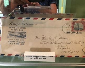 Akron zeppelin dock postal cover