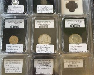 A decent number of US Coins