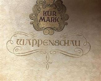 Pre War Kur Mark Wappenshau Cigarettes stamp full album