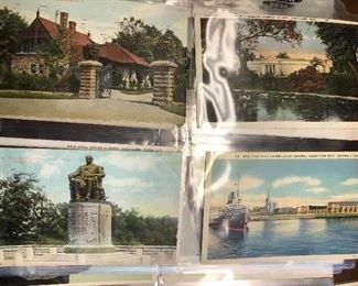 Mini Cleveland antique postcards
