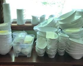 A very large selection of Fortessa restaurant ware from the tea room restaurant of Sanctuary on Green.
Available by the piece