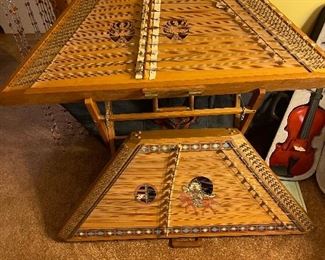 Two level musical instrument Zither?