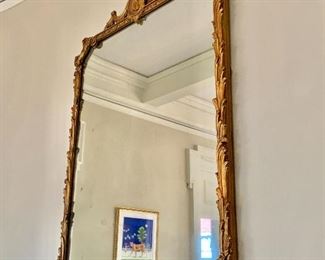 $350 - Vintage gilded mirror - 51"H x 35"W x 2"D