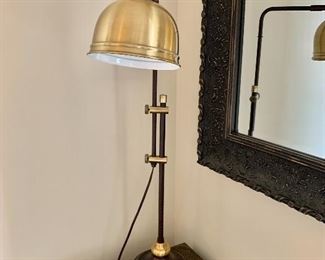 $175 - Modern desk lamp - 32.5"H. Base measures 7.5" diameter