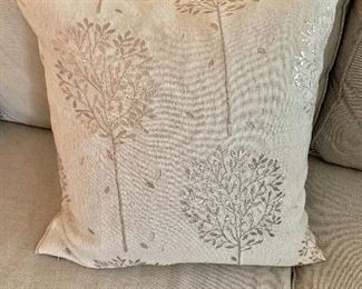 $40 - Decorative down pillow #1 - 18" square 