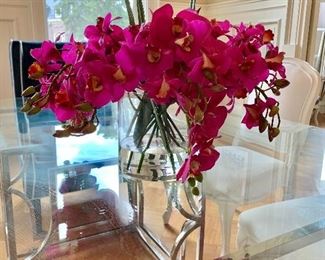 $120 - Silk flower arrangement - 15"H x 21"W 