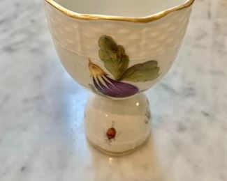 $45 - Herend egg cup. 4"H 
