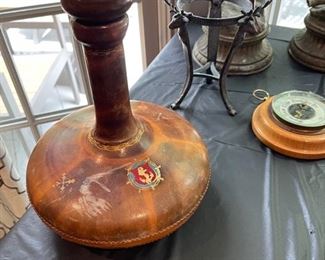 Vintage Leather Decanter