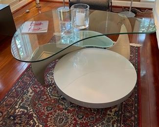 Ultra Modern Four Piece Coffee Table by Japanese Artist Isamu Nagouchi