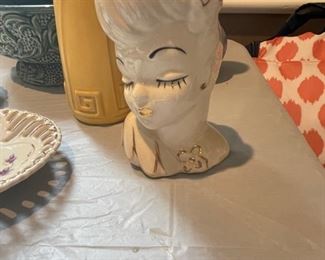 Lady Head Vase Betty Grable