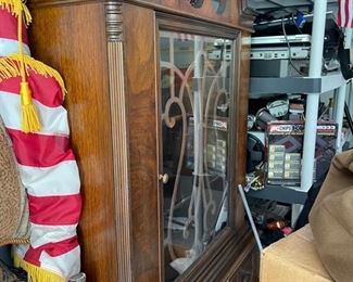 Antique Glass front display cabinet