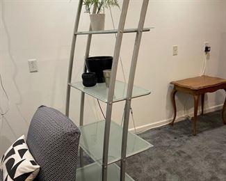 Modern Glass and Metal Shelving