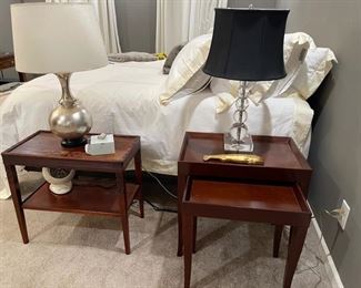 End Tables and Modern Lamps