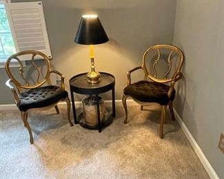 Table with removable Tray Top/ Retro Chairs