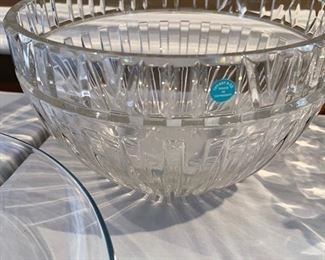 Tiffany and Co Crystal Atlas Bowl