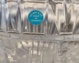 Tiffany and Co Crystal Atlas Bowl