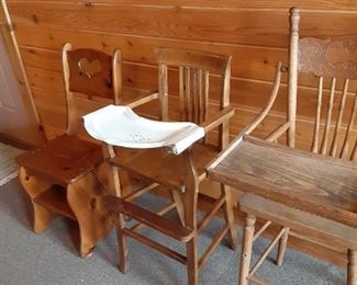 vintage high chairs