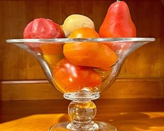 Item 71:  Simon Pearce Hartland Bowl (fruit is purchased separately)- 10.25" x 8":  $165