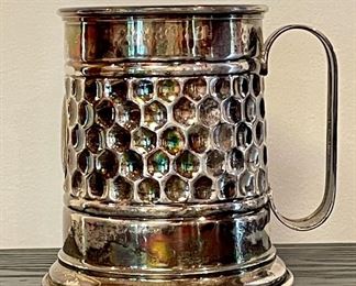 Item 87:  Hand Hammered 800 Silver Cup Made in Florence:  $275