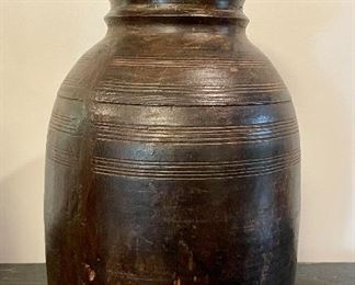 Item 96:  Turned Wood Vessel - 7" x 14.5": $55