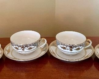 Item 121:  (4) Noritake Tea Cups & Saucers: $34 for set of 4